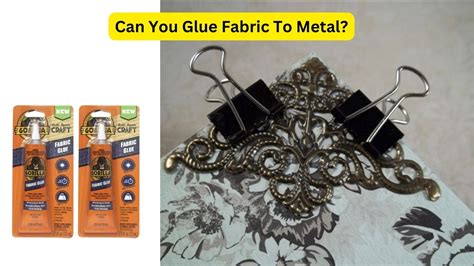 bond fabric to metal|fabric glue to metal.